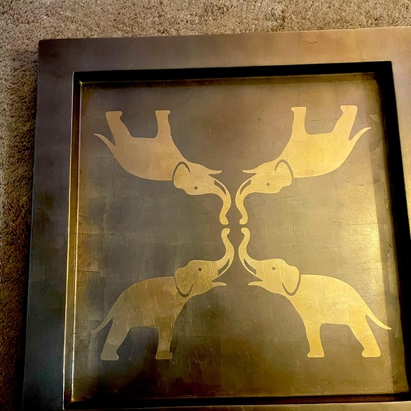 Large signed lacquer valet tray Vietnam art. - Picture 2 of 6